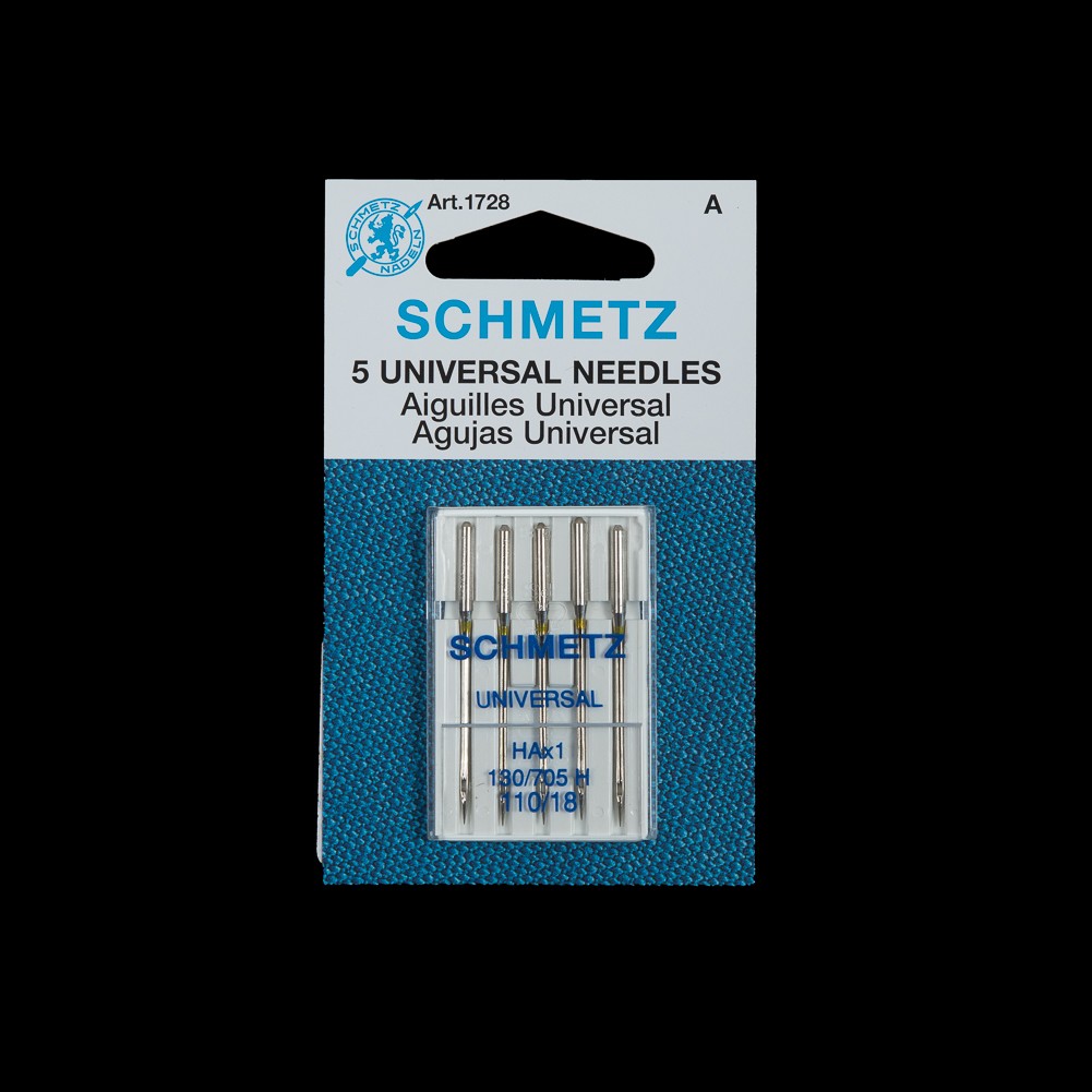 Schmetz Universal Machine Needles – 110/18 – 5 ct Schmetz Universal Machine Needles – 110/18 – 5 ct