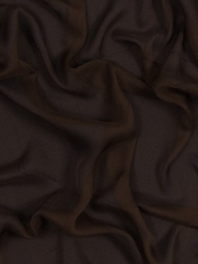 Chocolate Crinkled Silk Chiffon Chocolate Crinkled Silk Chiffon