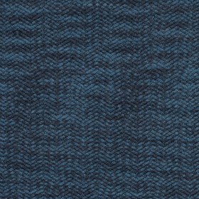Wool Knit with Zig Zag Loops – Blue Marbled – Designer Deadstock Wool Knit with Zig Zag Loops – Blue Marbled – Designer Deadstock
