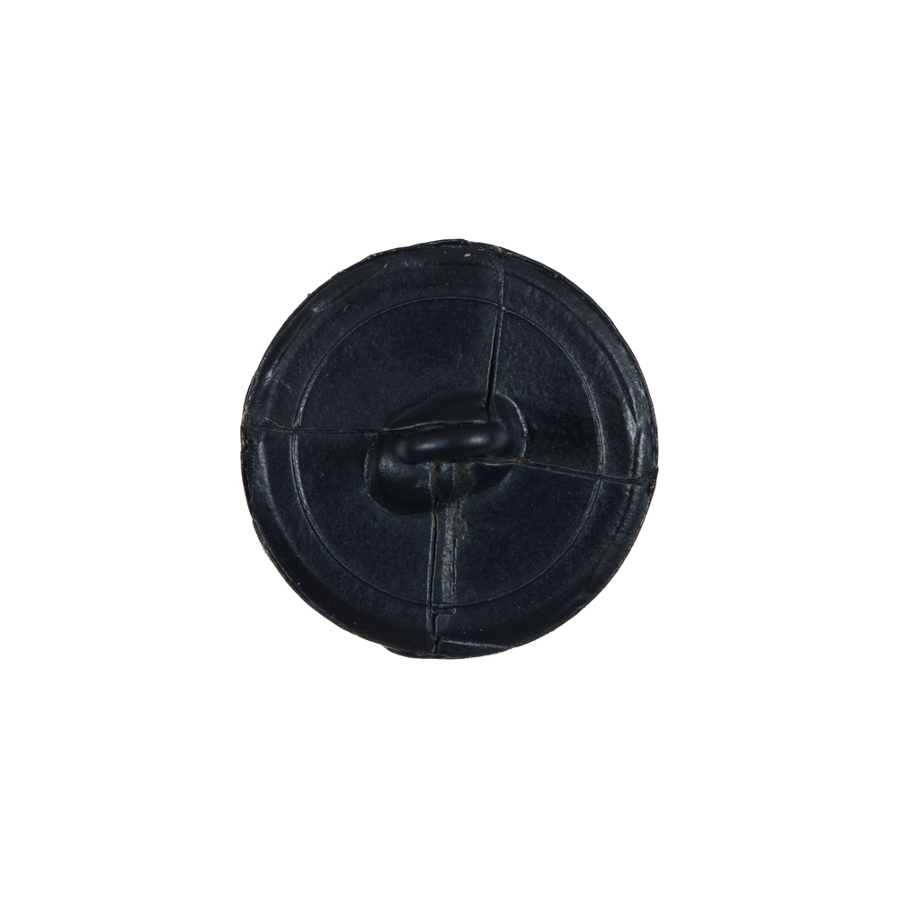 Dark Navy Glossy Leather Shank Back Button – 30L/19MM Dark Navy Glossy Leather Shank Back Button – 30L/19MM