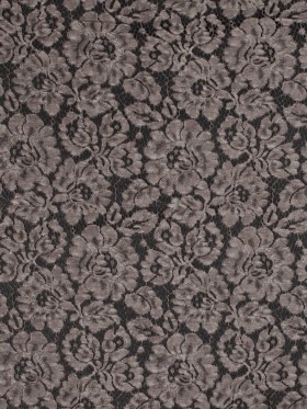 Pad Dyed Cotton Lace – Coffee Floral – Stevie Collection Pad Dyed Cotton Lace – Coffee Floral – Stevie Collection