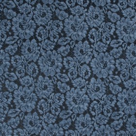 Pad Dyed Cotton Lace – Navy Floral – Stevie Collection Pad Dyed Cotton Lace – Navy Floral – Stevie Collection