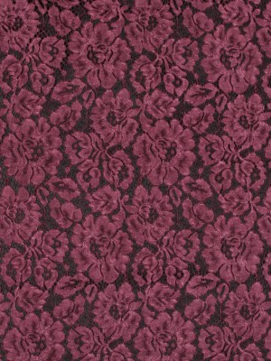 Pad Dyed Cotton Lace – Brick Red Floral – Stevie Collection Pad Dyed Cotton Lace – Brick Red Floral – Stevie Collection