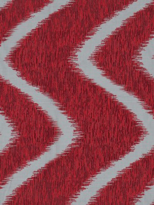 Organza Burnout Jacquard – Red Chevron Organza Burnout Jacquard – Red Chevron