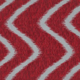 Organza Burnout Jacquard – Red Chevron Organza Burnout Jacquard – Red Chevron