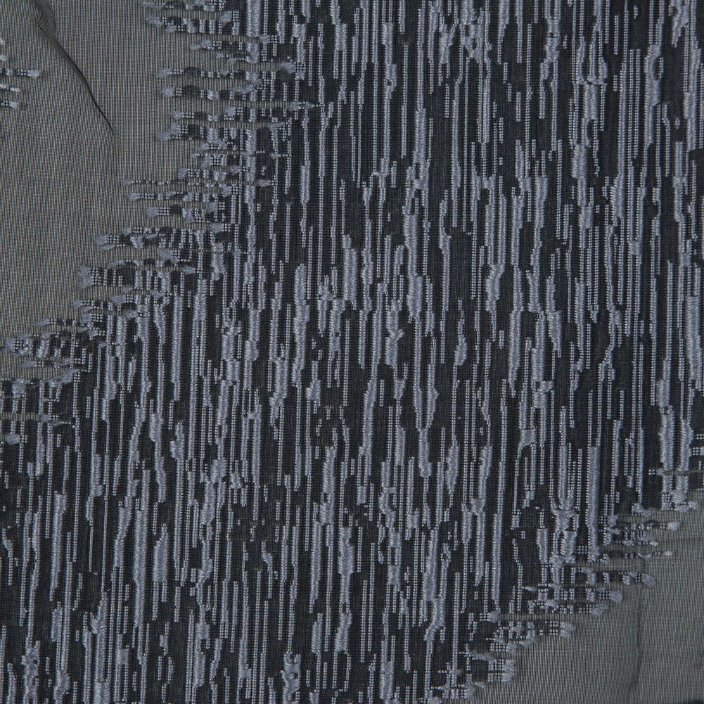 Organza Burnout Jacquard – Gray Chevron Organza Burnout Jacquard – Gray Chevron