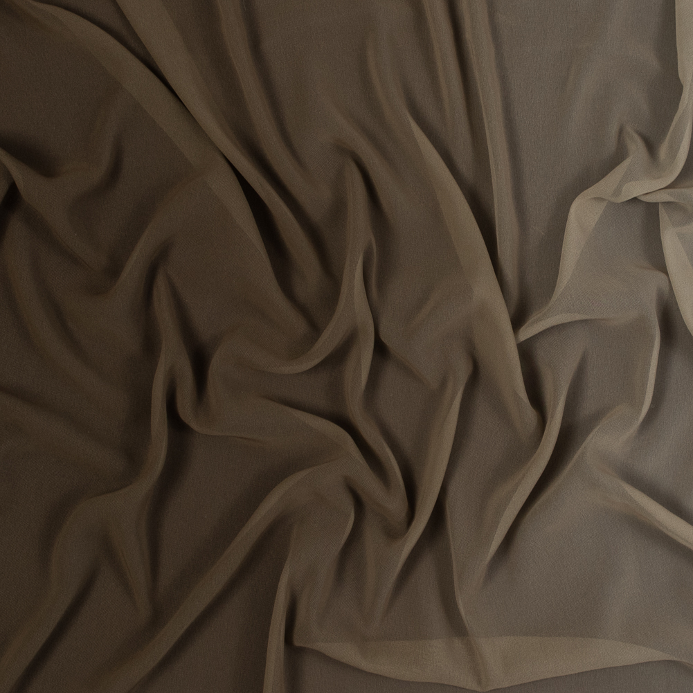 Ombre Polyester Chiffon – Brown – Sammi Collection Ombre Polyester Chiffon – Brown – Sammi Collection