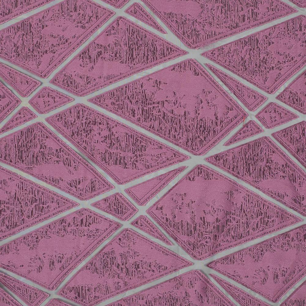 Pink Geometric Burnout Jacquard Pink Geometric Burnout Jacquard