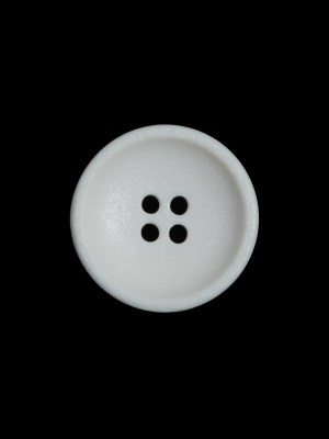 White Plastic 4-Hole Button – 28L/18mm White Plastic 4-Hole Button – 28L/18mm