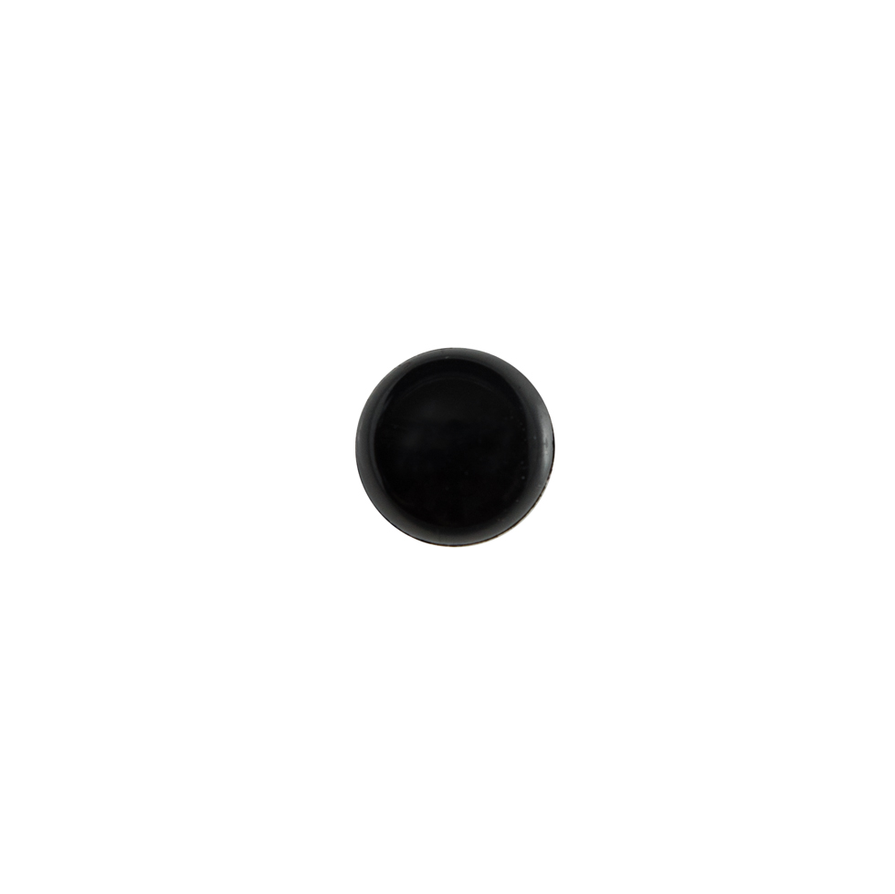 Black Domed Plastic Shank Back Button – 17L/10.5mm Black Domed Plastic Shank Back Button – 17L/10.5mm