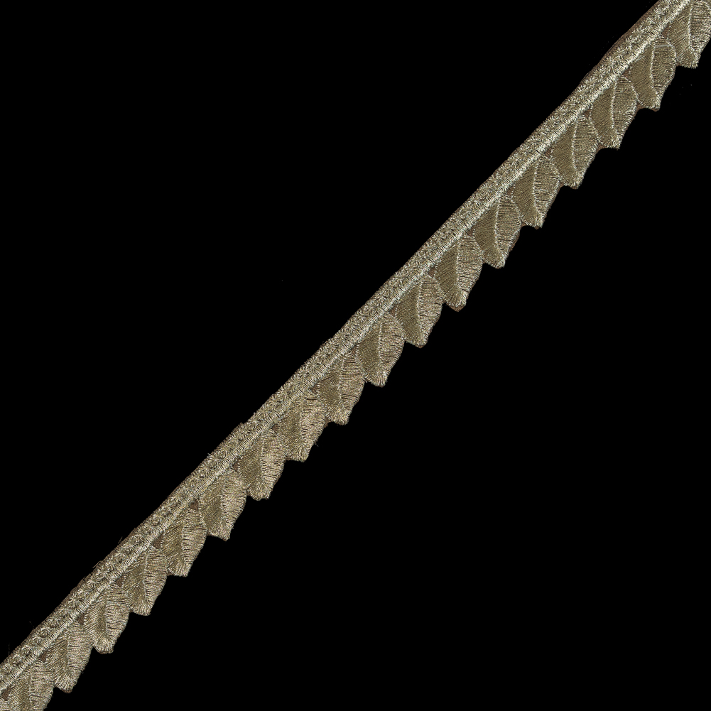 Metallic Gold Iron-on Leaf Trim – 0.75″ Metallic Gold Iron-on Leaf Trim – 0.75″
