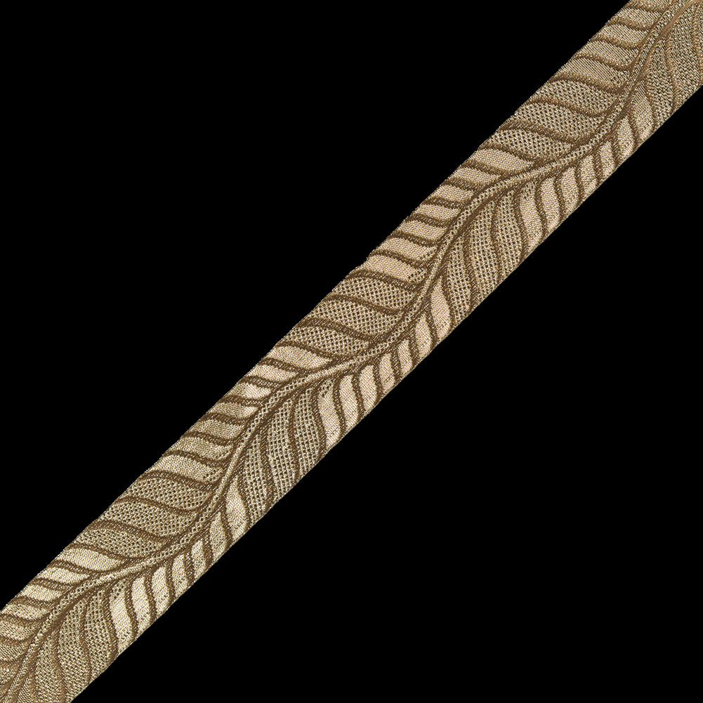 Gold Metallic Jacquard Ribbon – 1.5″ Gold Metallic Jacquard Ribbon – 1.5″
