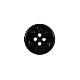 Black Plastic Anchor 4-Hole Button – 24L/15mm Black Plastic Anchor 4-Hole Button – 24L/15mm
