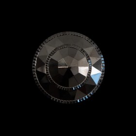 Italian Gunmetal Beveled Shank Back Button – 36L/23mm Italian Gunmetal Beveled Shank Back Button – 36L/23mm