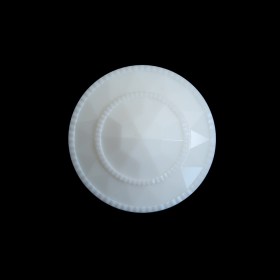 Italian White Beveled Shank Back Button – 36L/23mm Italian White Beveled Shank Back Button – 36L/23mm