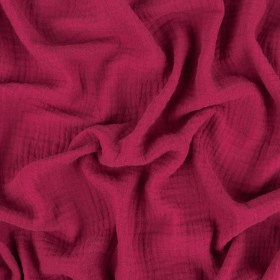 Double Cotton Gauze – Sangria – Talamanca Collection Double Cotton Gauze – Sangria – Talamanca Collection