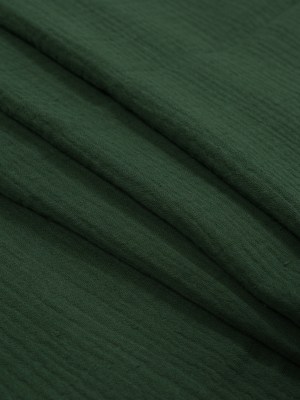 Double Cotton Gauze – Hunter Green – Talamanca Collection Double Cotton Gauze – Hunter Green – Talamanca Collection