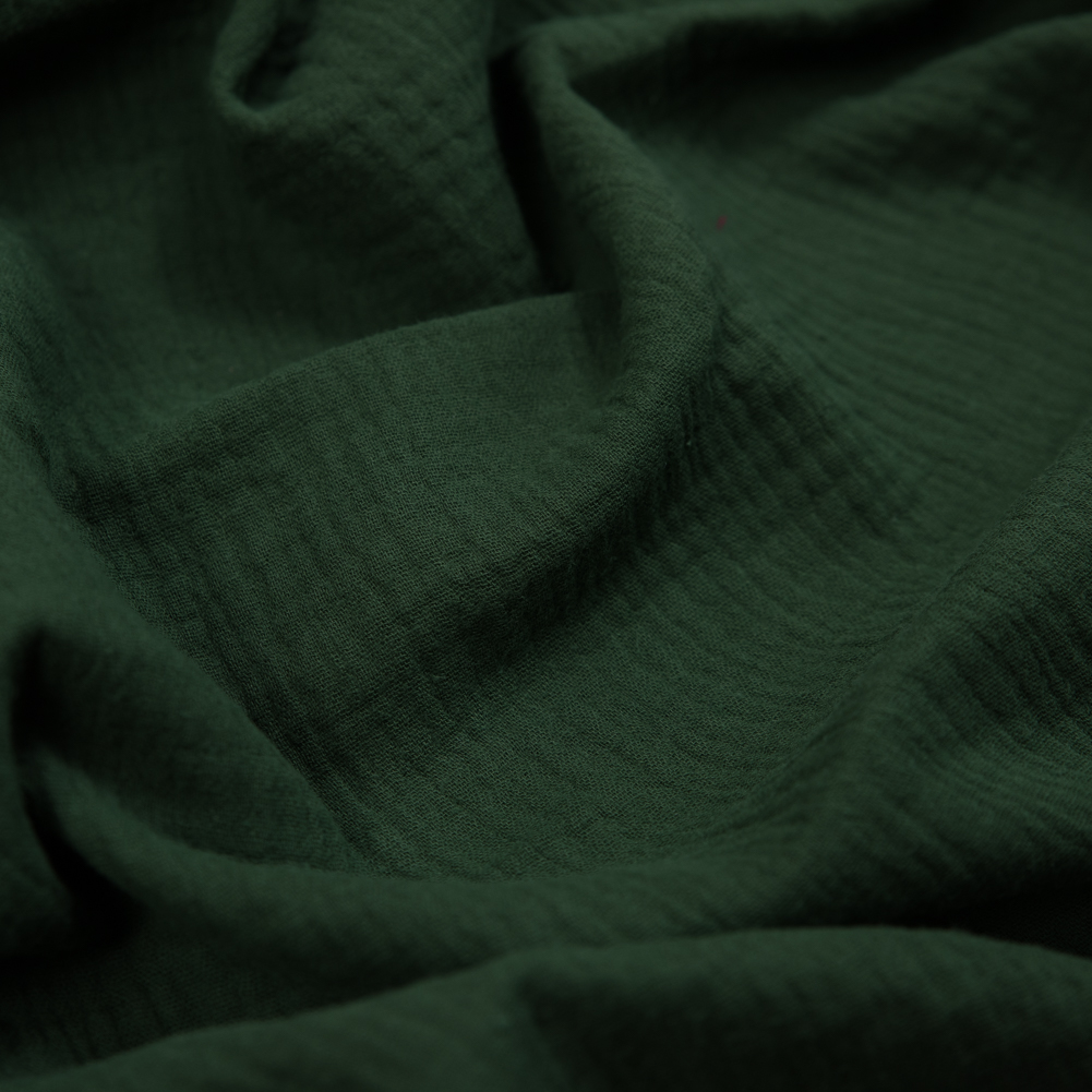 Double Cotton Gauze – Hunter Green – Talamanca Collection Double Cotton Gauze – Hunter Green – Talamanca Collection