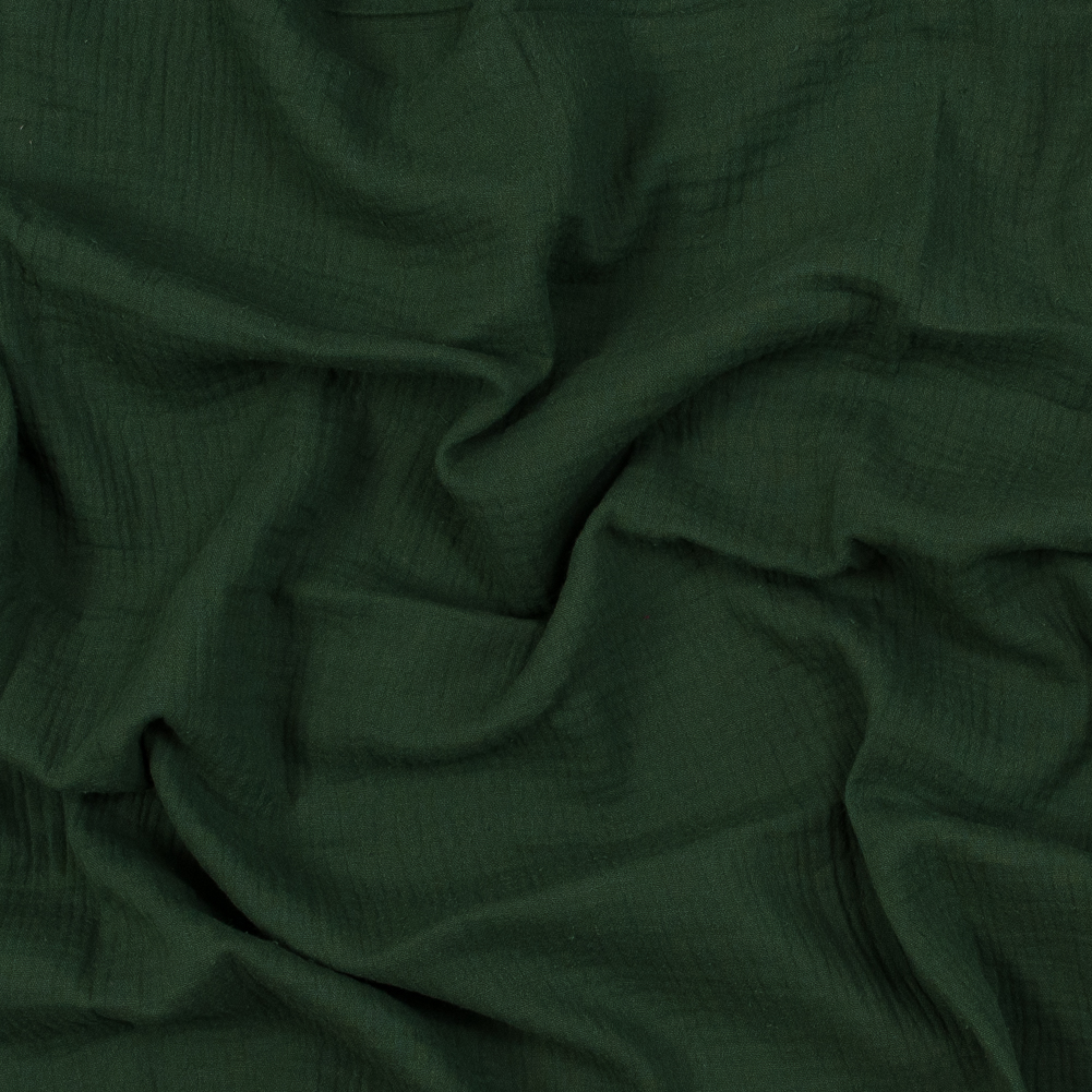 Double Cotton Gauze – Hunter Green – Talamanca Collection Double Cotton Gauze – Hunter Green – Talamanca Collection