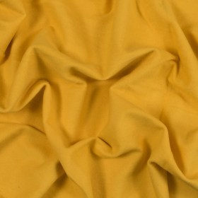 Fleece-Backed Stretch Cotton Knit – Gamboge – Cecil Collection Fleece-Backed Stretch Cotton Knit – Gamboge – Cecil Collection