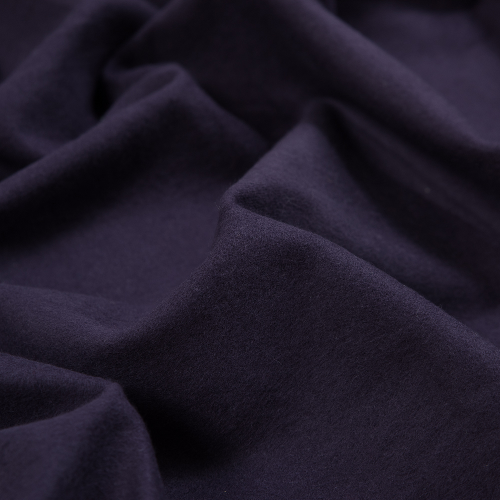 Fleece-Backed Stretch Cotton Knit - Dusty Purple - Cecil Collection