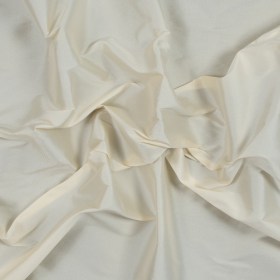 Polyester Taffeta – Plain Dyed Ivory – Bellamy Collection Polyester Taffeta – Plain Dyed Ivory – Bellamy Collection