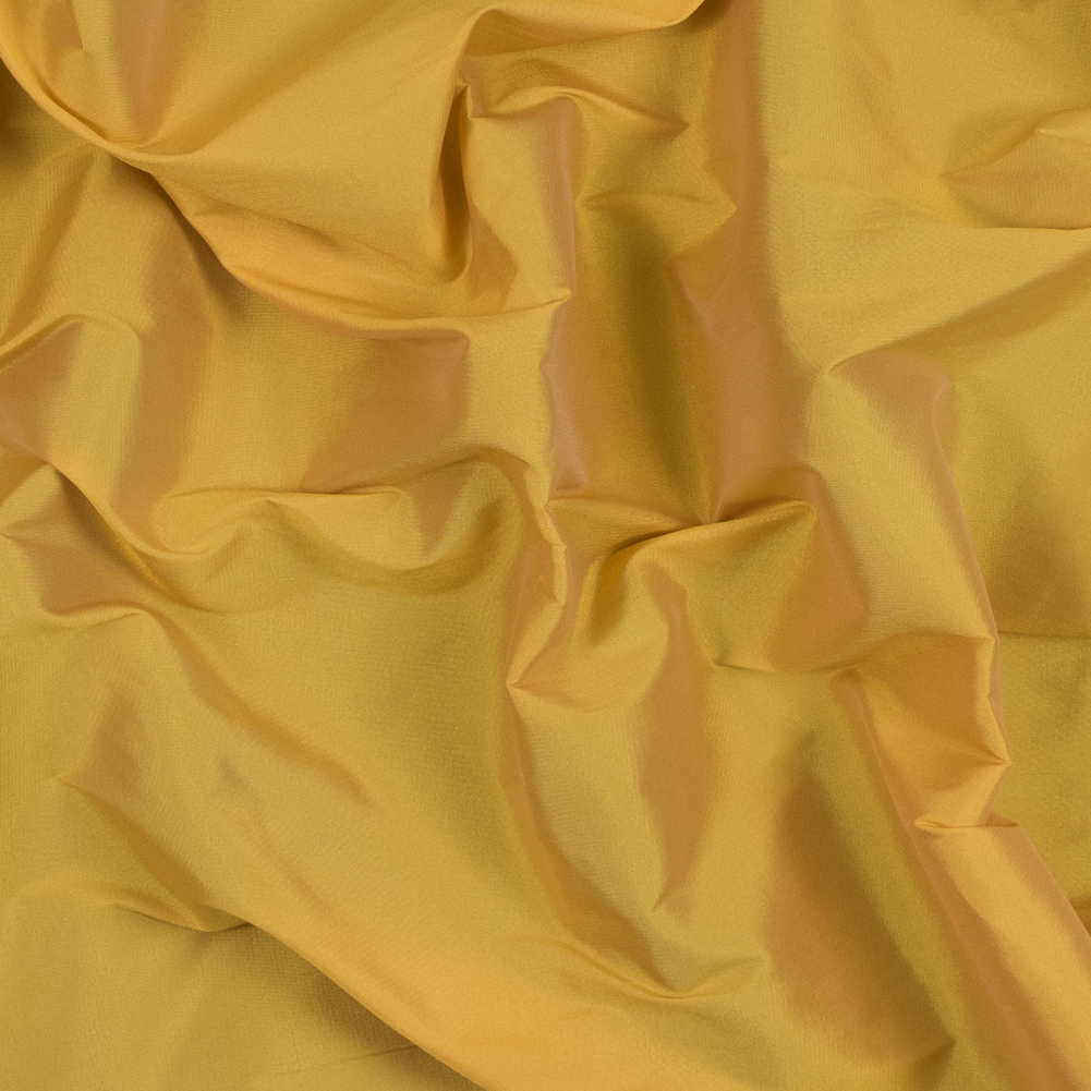 Polyester Taffeta – Plain Dyed Spicy Mustard Yellow – Bellamy Collection Polyester Taffeta – Plain Dyed Spicy Mustard Yellow – Bellamy Collection
