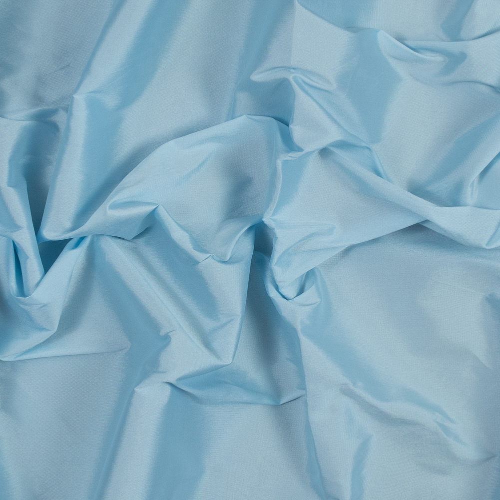 Polyester Taffeta – Plain Dyed Pale Blue – Bellamy Collection Polyester Taffeta – Plain Dyed Pale Blue – Bellamy Collection