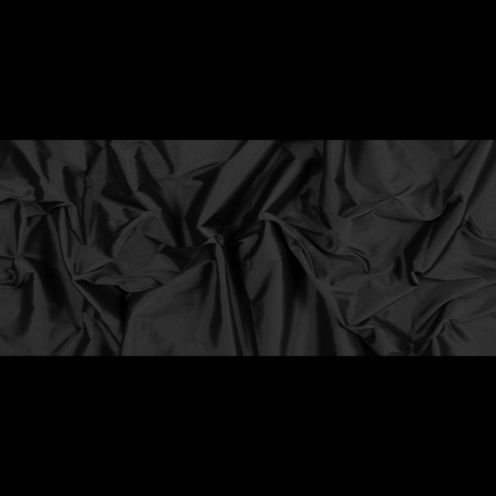 Polyester Taffeta – Plain Dyed Black – Bellamy Collection Polyester Taffeta – Plain Dyed Black – Bellamy Collection