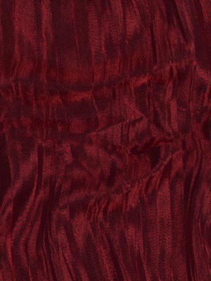 Crushed Nylon Organza – Red Crushed Nylon Organza – Red