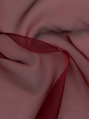 Red Iridescent Nylon Organza Red Iridescent Nylon Organza