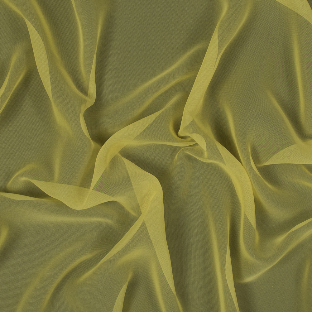 Polyester Chiffon – Lemon – Regina Collection Polyester Chiffon – Lemon – Regina Collection