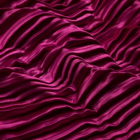 Pleated Stretch Satin – Raspberry Sorbet – Andreas Collection Pleated Stretch Satin – Raspberry Sorbet – Andreas Collection