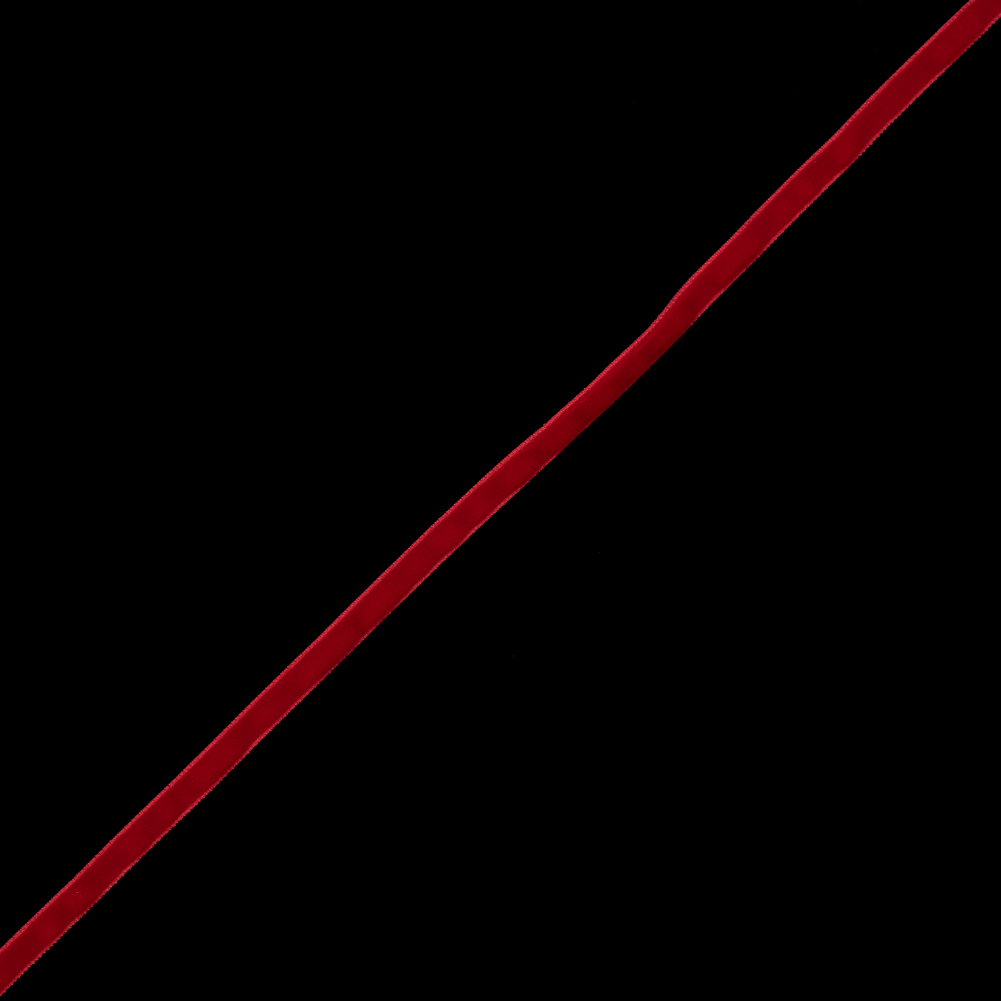 Red Single-Faced Velvet Ribbon – 0.25″ Red Single-Faced Velvet Ribbon – 0.25″