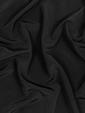 Polyester Peachskin – Black Polyester Peachskin – Black