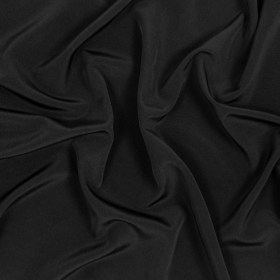 Polyester Peachskin – Black Polyester Peachskin – Black
