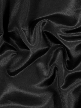 Flame Retardant Polyester Bengaline – Jet Black Flame Retardant Polyester Bengaline – Jet Black
