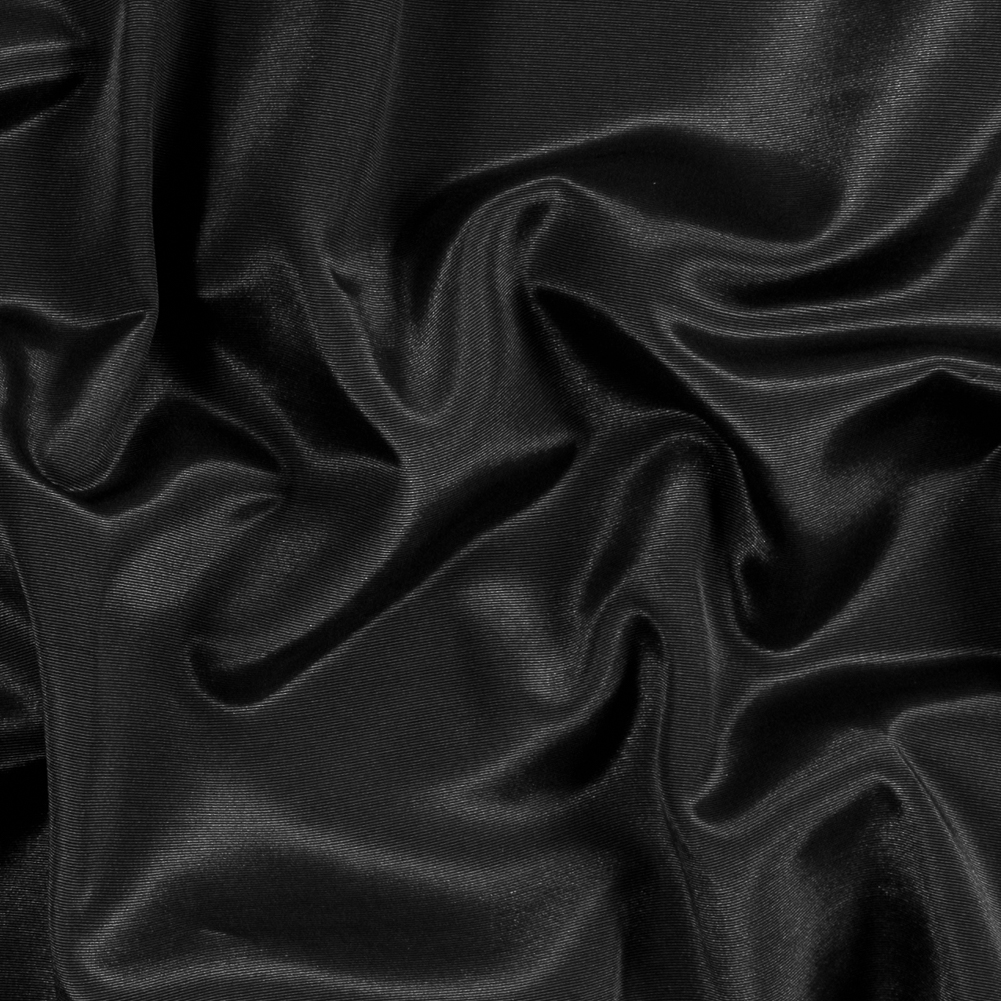Flame Retardant Polyester Bengaline – Jet Black Flame Retardant Polyester Bengaline – Jet Black