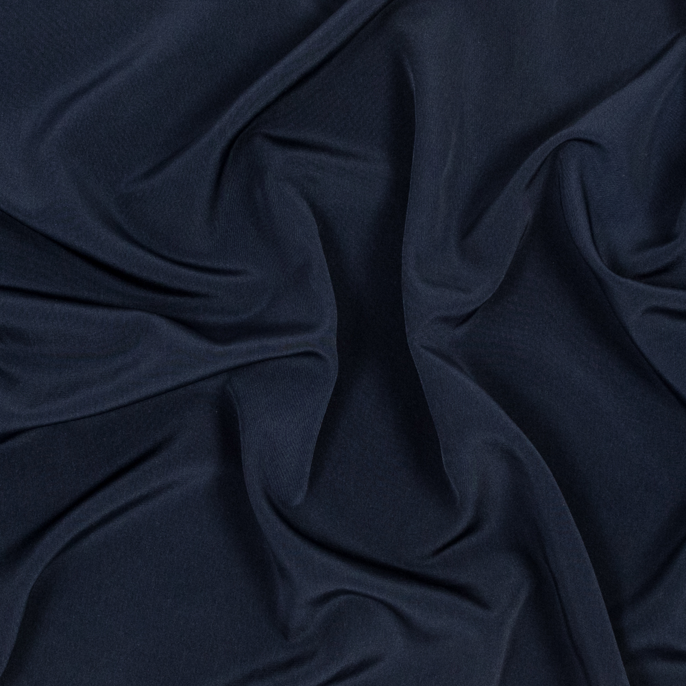 Polyester Peachskin – Navy Polyester Peachskin – Navy