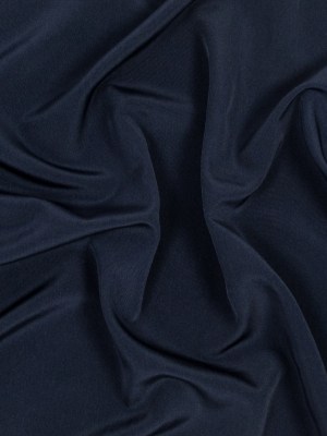 Polyester Peachskin – Navy Polyester Peachskin – Navy