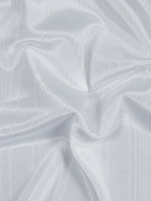 Polyester Moire Bengaline – Ultra White – Florence Collection Polyester Moire Bengaline – Ultra White – Florence Collection