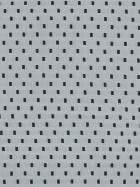 White Crinkled Silk Chiffon with Embroidered Rectangles White Crinkled Silk Chiffon with Embroidered Rectangles