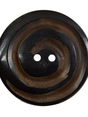 Black and Brown Swirled Horn Coat Button – 54L/34mm Black and Brown Swirled Horn Coat Button – 54L/34mm