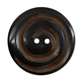 Black and Brown Swirled Horn Coat Button – 54L/34mm Black and Brown Swirled Horn Coat Button – 54L/34mm