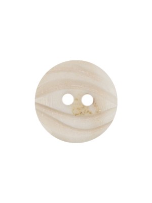 Bone White Etched Horn Coat Button – 25L/16mm Bone White Etched Horn Coat Button – 25L/16mm