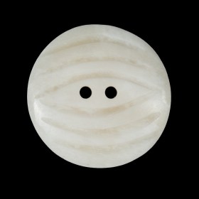 Bone White Etched Horn Coat Button – 44L/28mm Bone White Etched Horn Coat Button – 44L/28mm