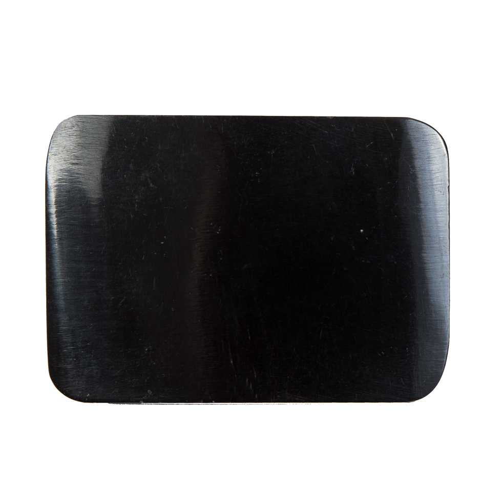 Black Rectangular Horn Coat Button – 0.875″ x 1.375″ Black Rectangular Horn Coat Button – 0.875″ x 1.375″