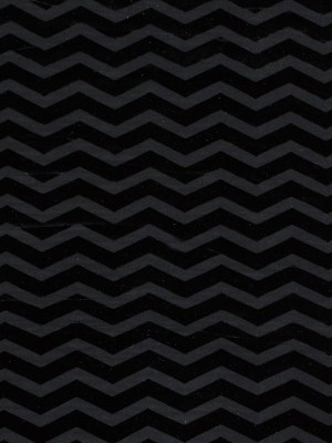 Zig Zag Burnout Velour – Black Zig Zag Burnout Velour – Black