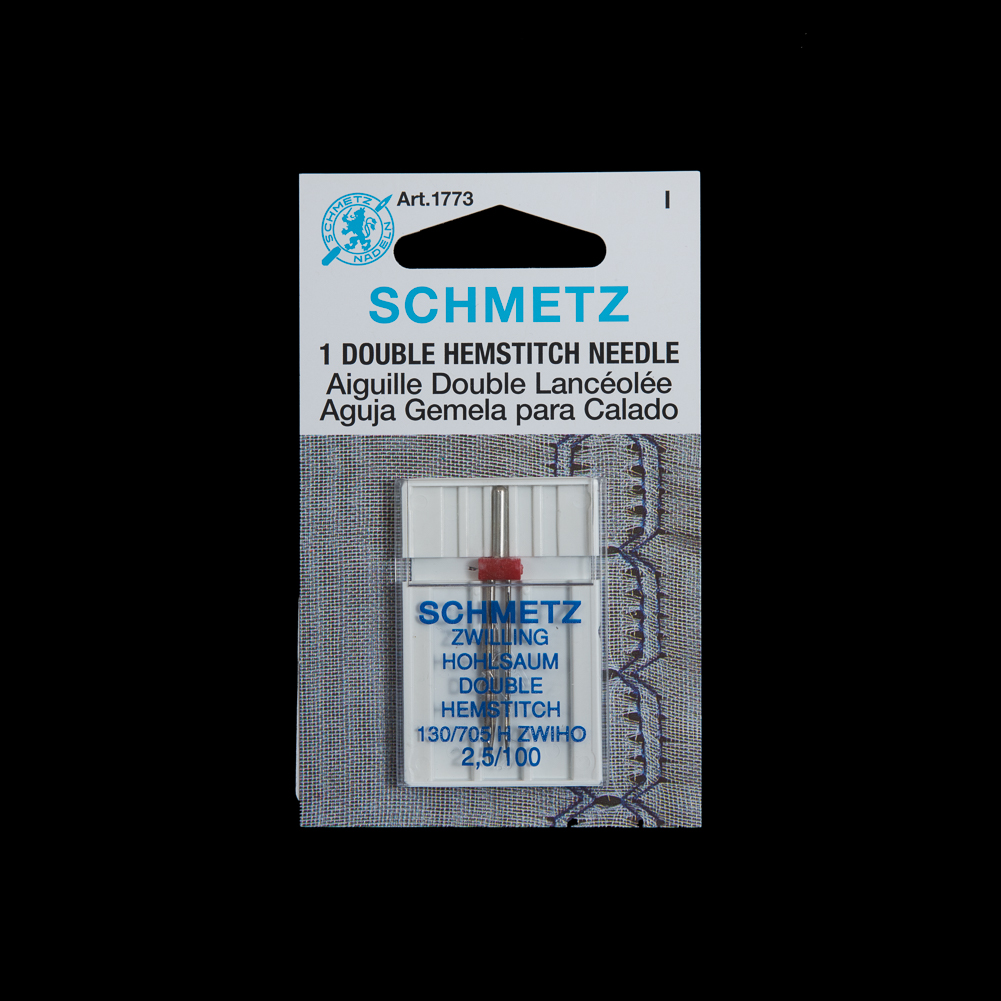 Schmetz Double Hemstitch Machine Needle – 2.5/100 – 1 ct Schmetz Double Hemstitch Machine Needle – 2.5/100 – 1 ct