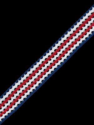 Red, White and Blue Striped Crochet Trim – 1.5″ Red, White and Blue Striped Crochet Trim – 1.5″
